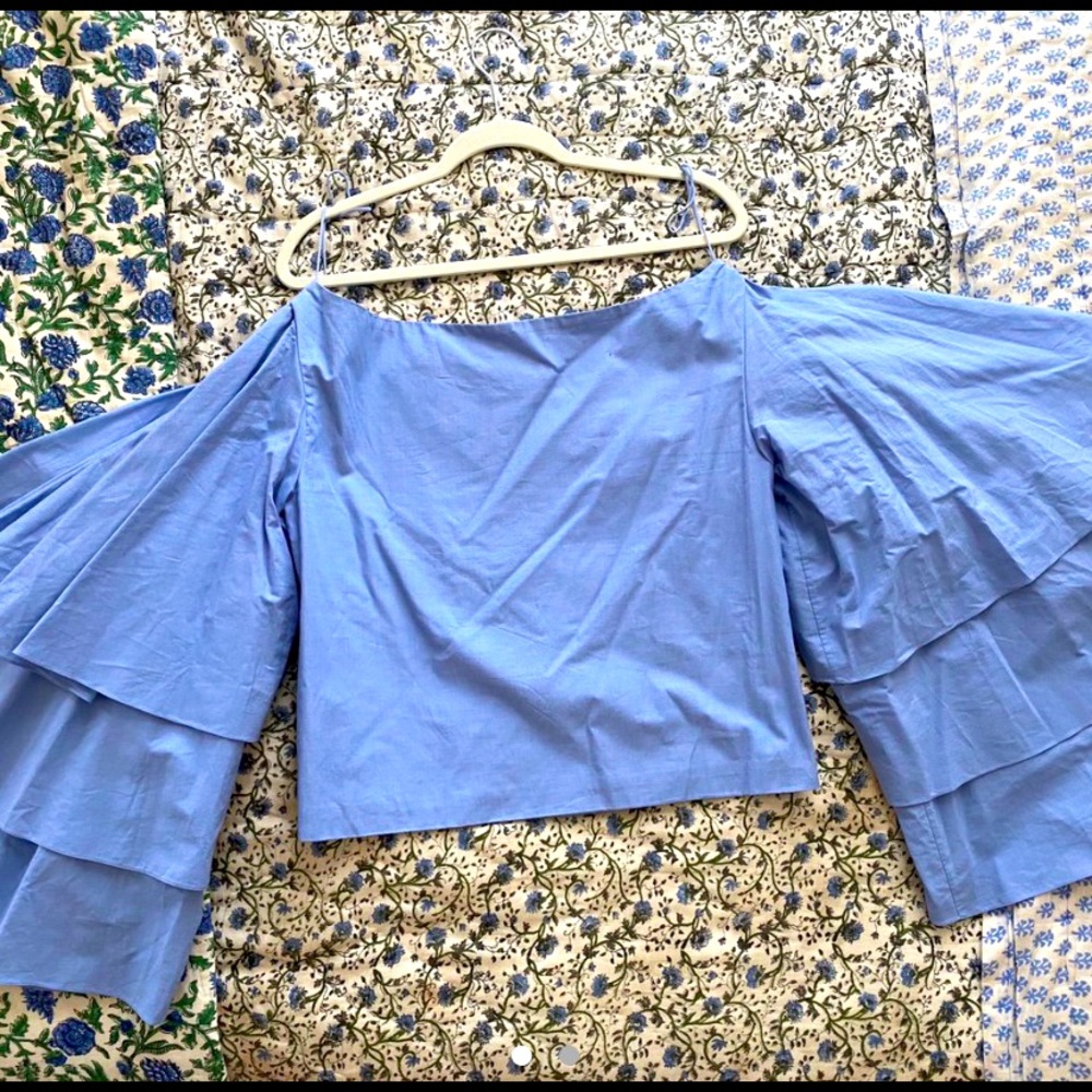 Rosie Assoulin Cha Cha Poplin Blouse